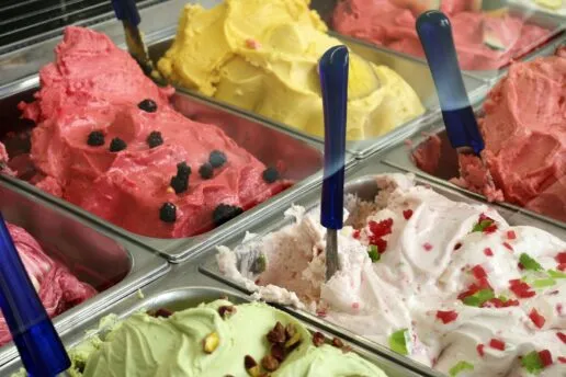 flavours are used in ice cream
